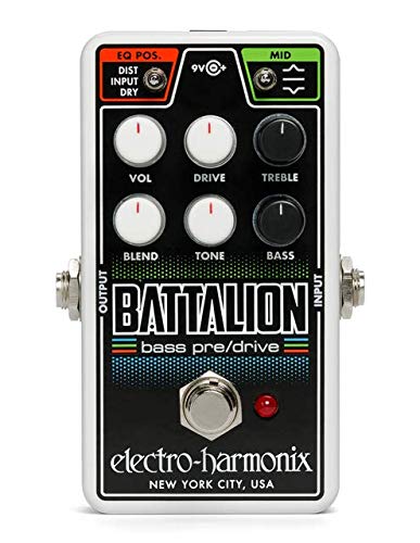 Amazon | ELECTRO-HARMONIX Nano Battalion Bass Preamp ＆ Overdrive